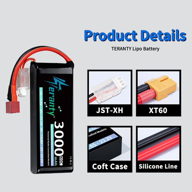 แบตเตอรี่ลิเธียมโพลิเมอร์ TERA - Drone Battery 3S บทวิจารณ์และราคา