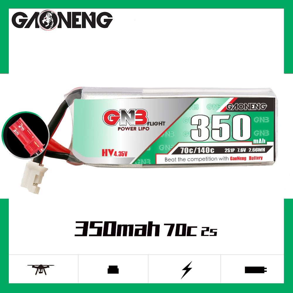 แบตเตอรี่ลิโพ GAONENG GNB 2S 7 - Drone Battery Lipo บทวิจารณ์และราคา